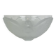Saladier cristal aux oiseaux style art déco JG Durand