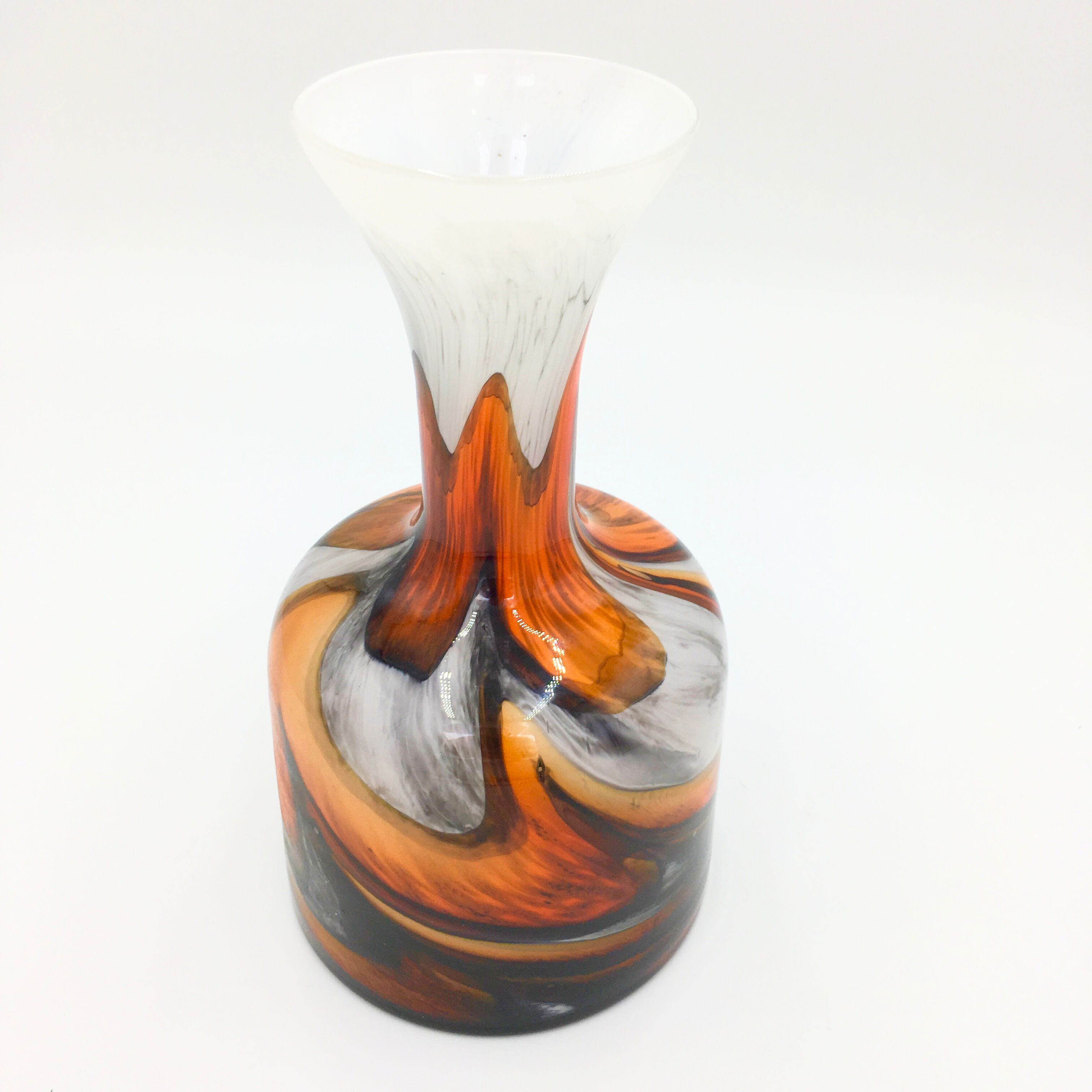 Blown glass vase