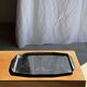 Vintage rectangular silver-plated tray with handles L37 W27 H1.5