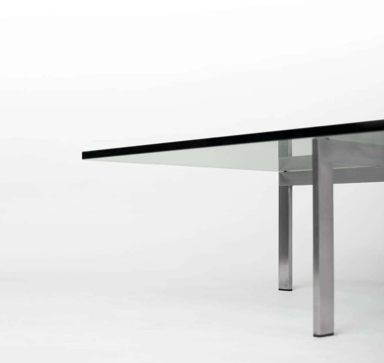 KW1 glass, metal and granite coffee table by Hank Kwint for Metaform 1980s