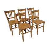 Set of 5 baumann chairs