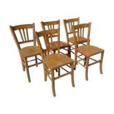 Set of 5 baumann chairs
