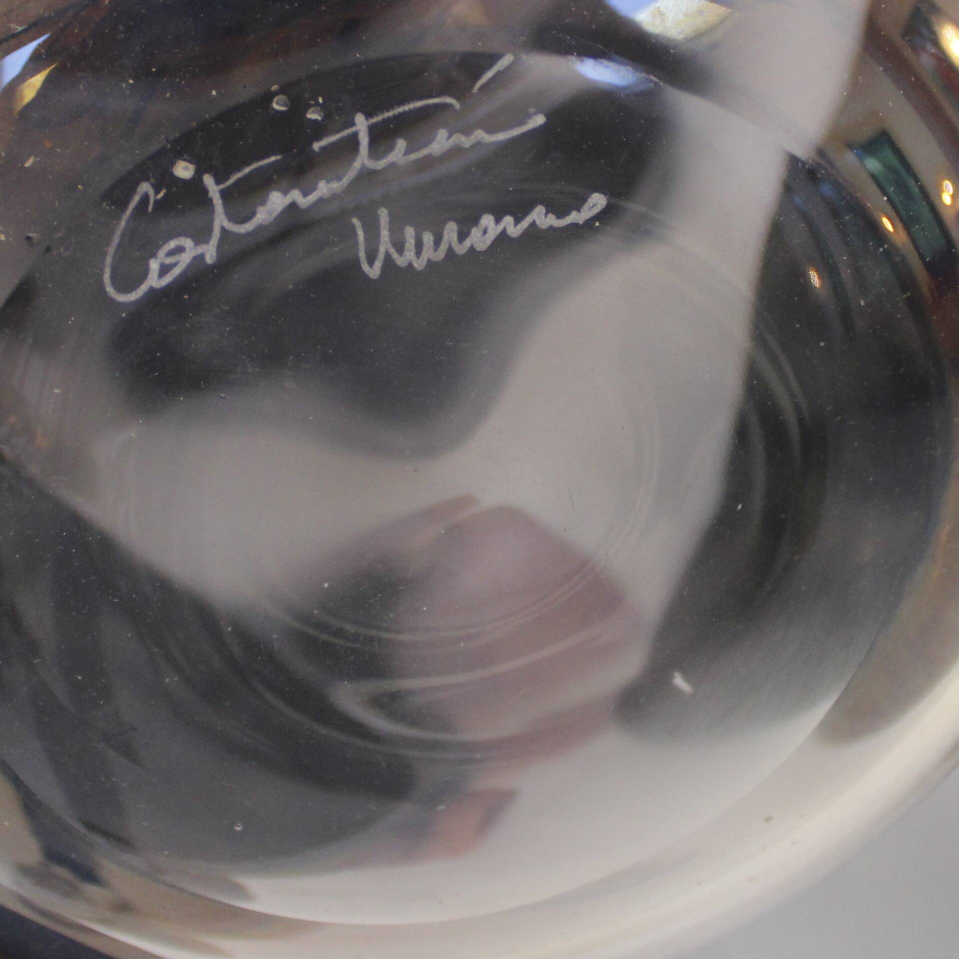 Mid-Century Modern Costantini Murano Glass Italian, Pair of Vases