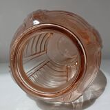 Vase en verre orange