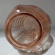 Vase en verre orange