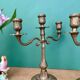 Paire de chandeliers vintage