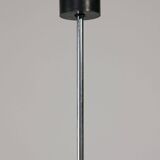 Mid-Century Italian Chrome and Opaline Chandelier