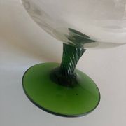 XXXL blown glass vase from Empoli 1960
