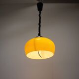 Adjustable Mid Century Pendant in the style of Meblo, 1980's, Czechoslovakia