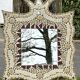 Miroir artisanal Mosaïque de verre, pierre naturelle......