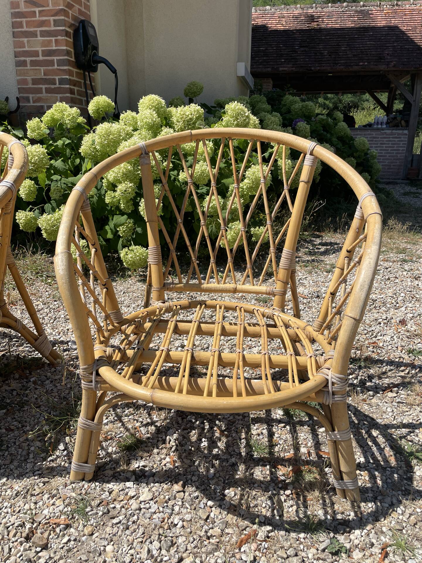 Rattan lounge