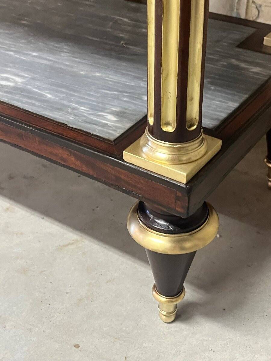 Small mahogany console table, Louis XVI period
