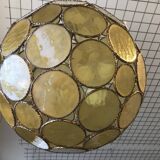 Vintage glass ball pendant light