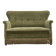 Canapé 2 places danois des années 1970, velours de mobilier vert clair.