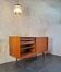 Scandinavian sideboard with sliding doors and drawers - teak