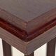 Antique - Square Guéridon Table - Art Deco Style - Oak