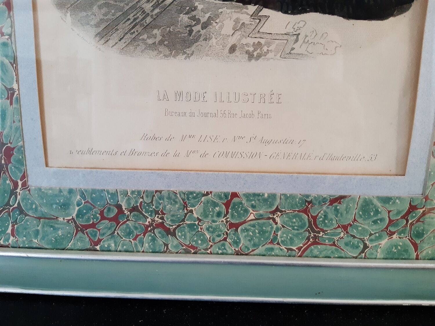 Art frame - the illustrated fashion 1863 no. 44 "Madame Lise's dresses"