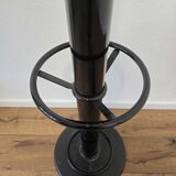 80s Stylish Black Coat Rack and Umbrella Stand