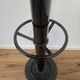 80s Stylish Black Coat Rack and Umbrella Stand