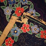 Tapis Hooked Antique Américain, Années 1920, Pièce Unique et Inachevée