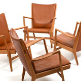 Set of 4 AP-16 armchair in oak by Hans Wegner 1951