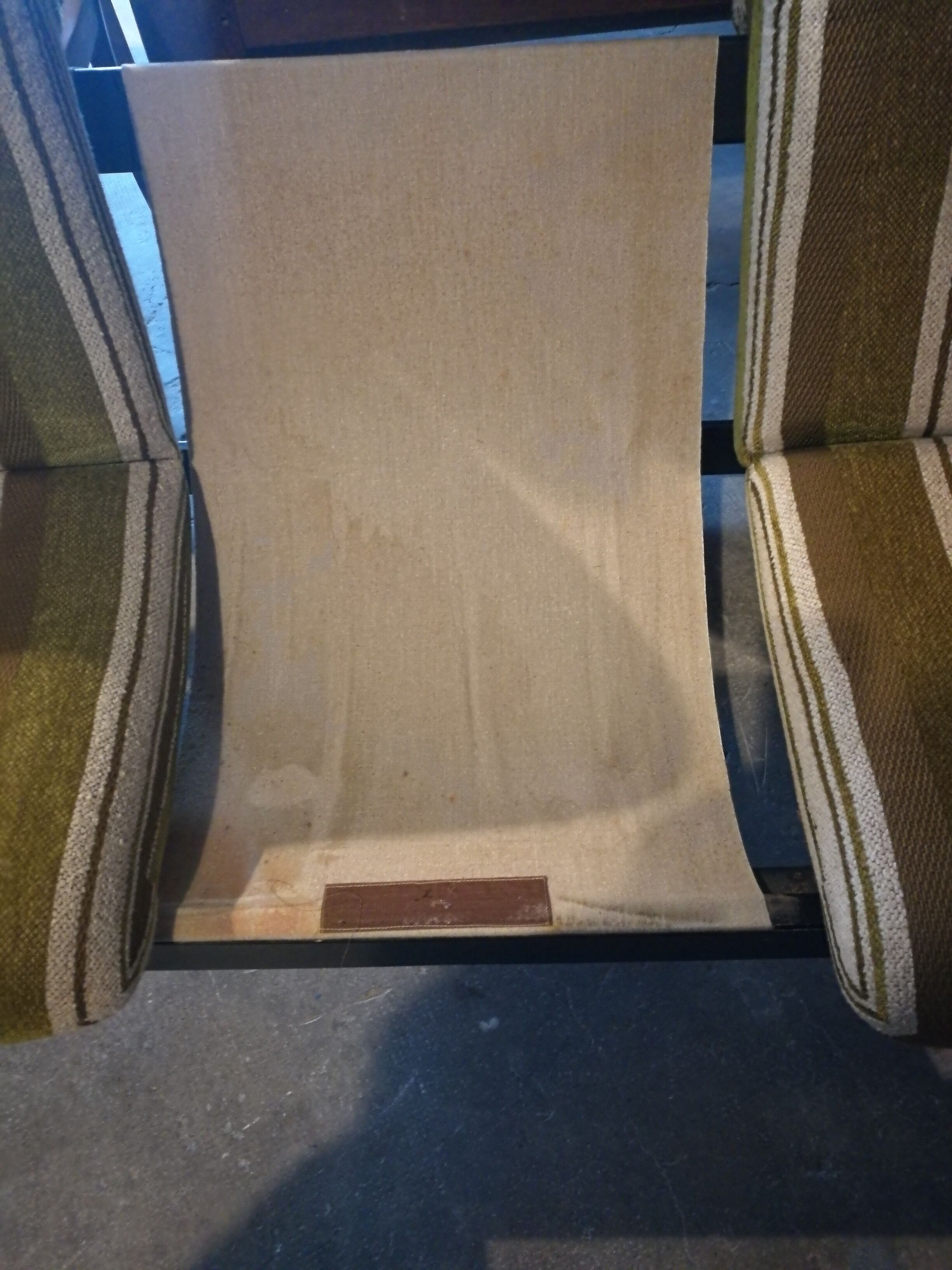 3-seater vintage velvet sofa 1970/1980