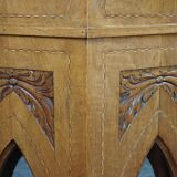 6-sided side side table in Jugendstil Art Nouveau style