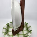Plats de service Moulin des Loups Orchies modèle "Nappe" Vert  (lot de 9)