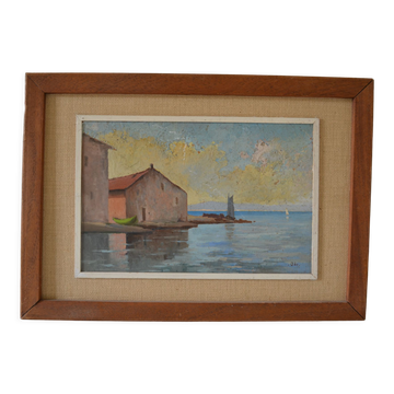 View of martigues mid-twentieth century