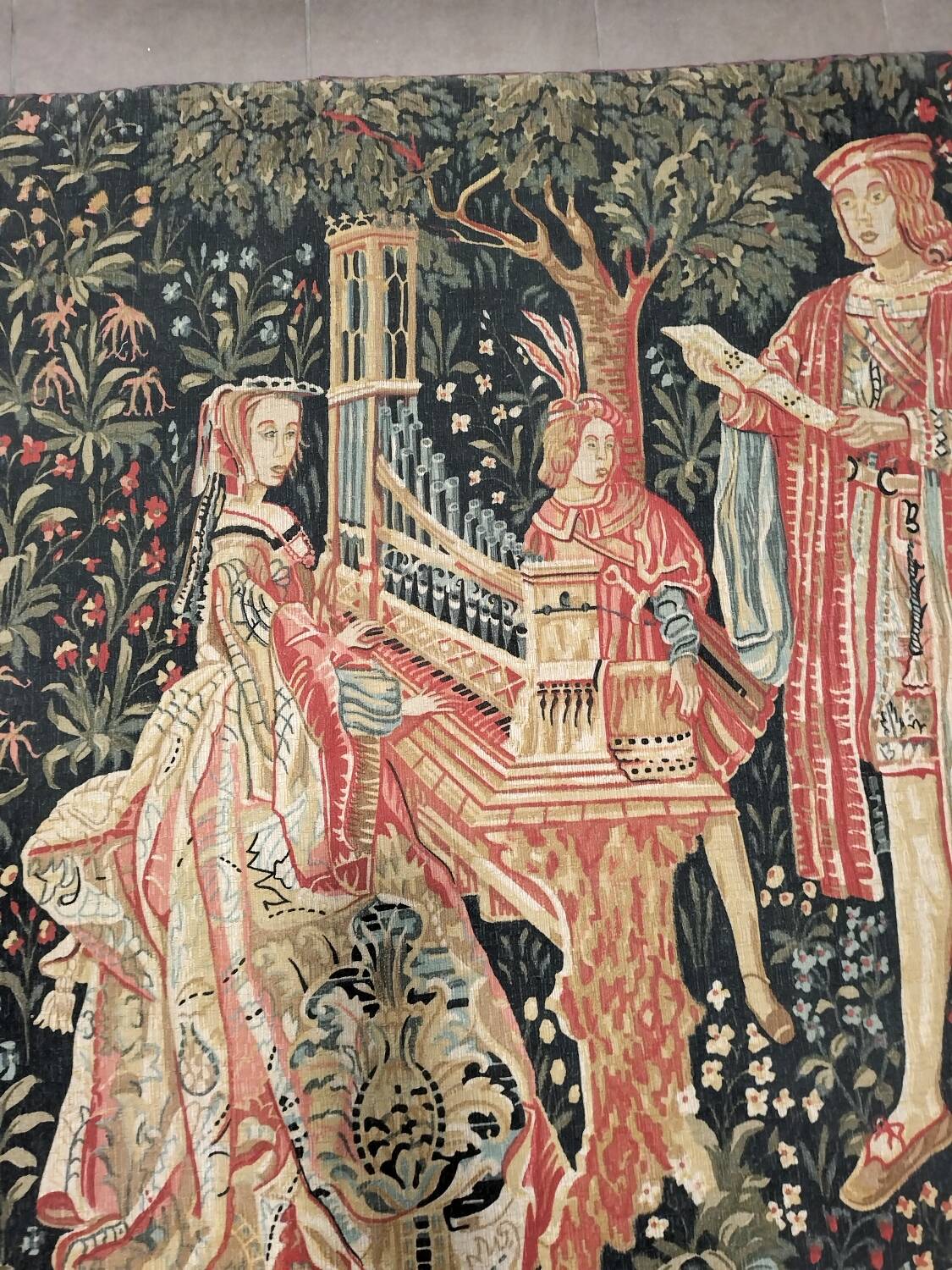 French wall tapestry