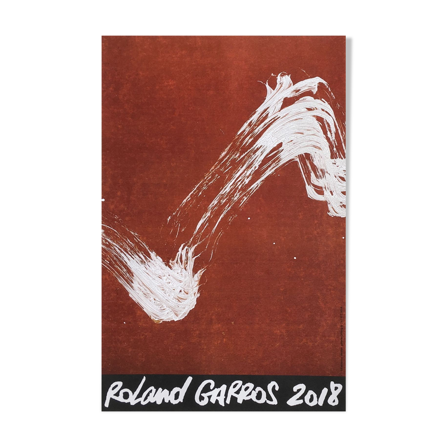 Roland Garros 2018 poster by Fabienne Verdier