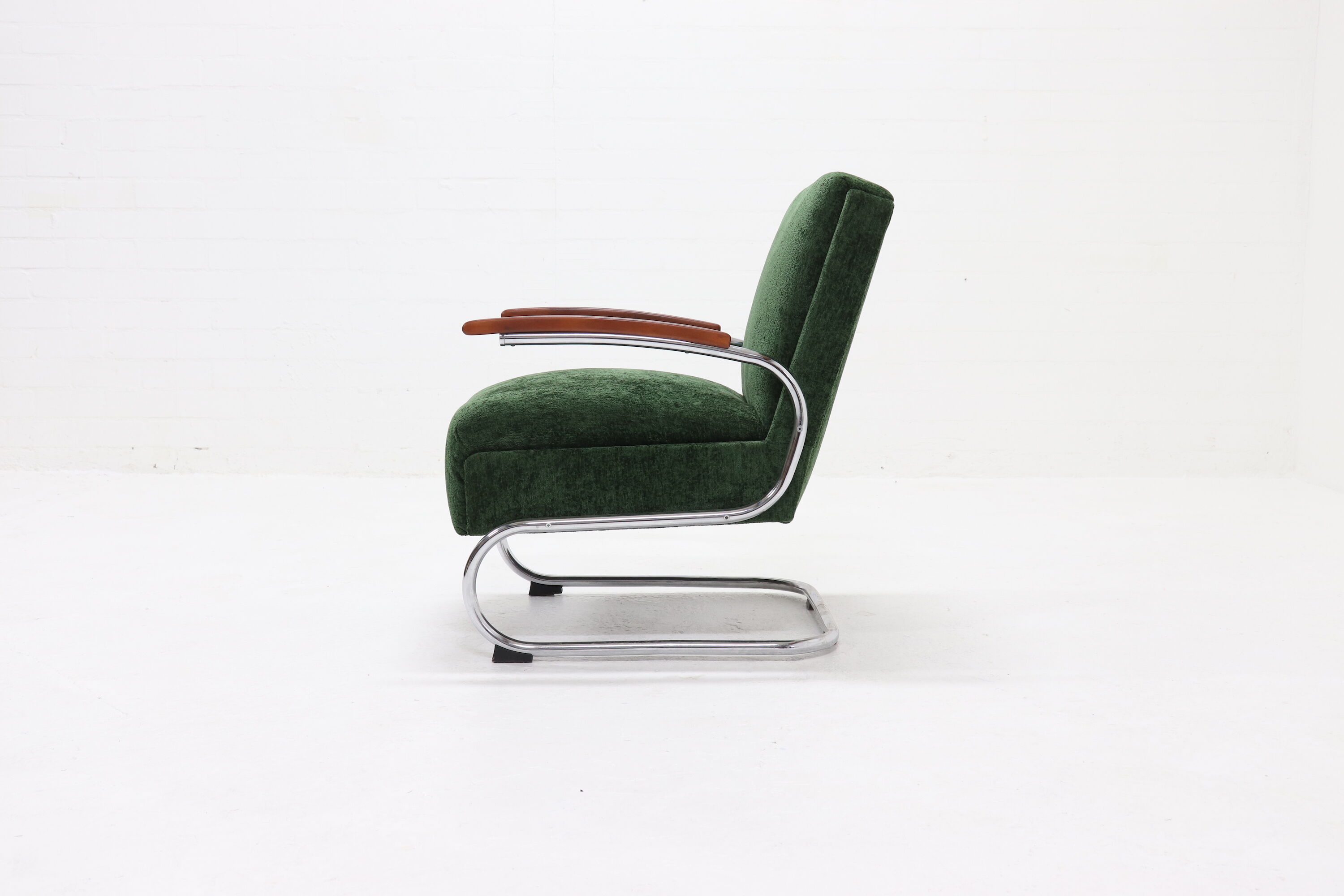 Fauteuil tubulaire Bauhaus par W. Gispen pour Mücke Melder années 1930