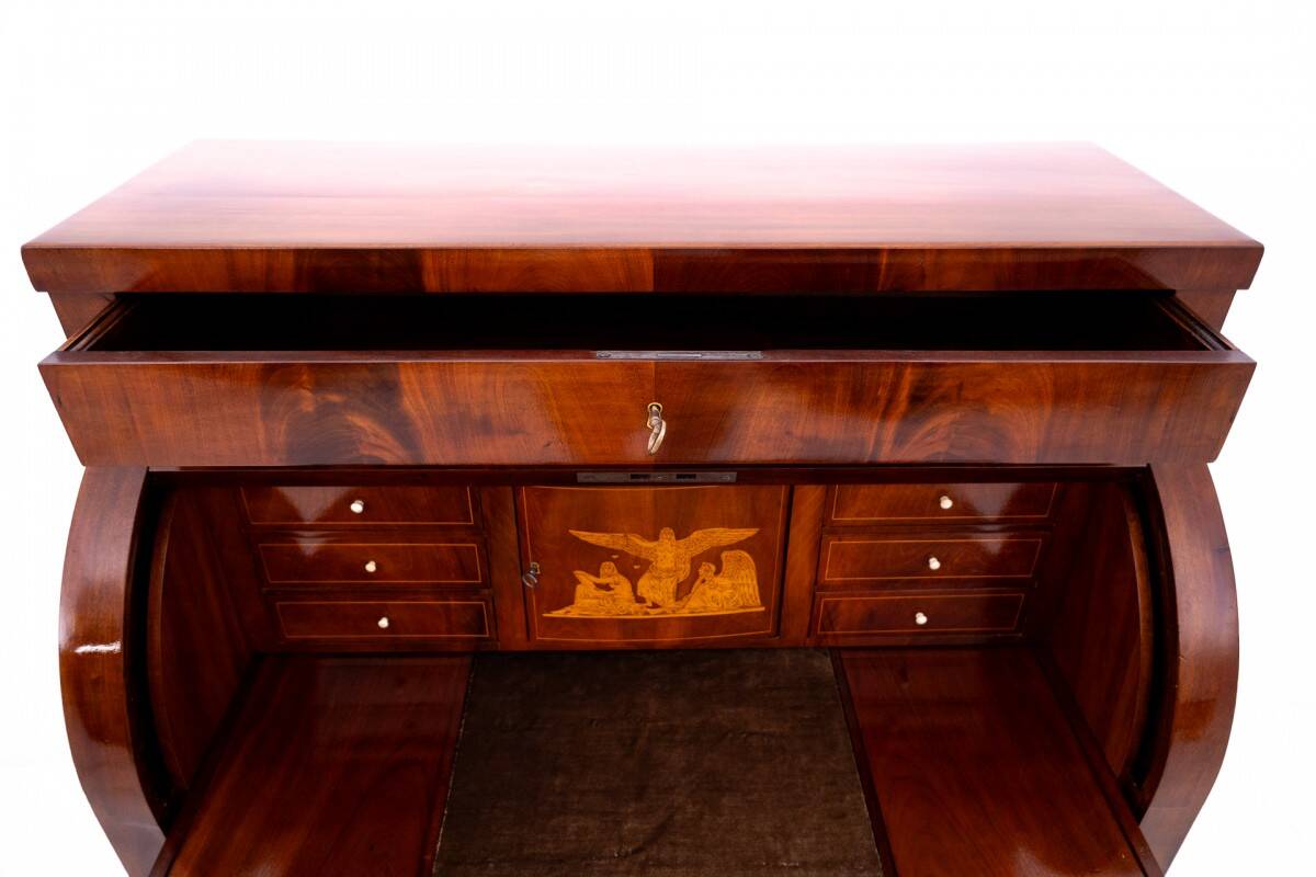 Mahogany secretary, Northern Europe, late 19th century.