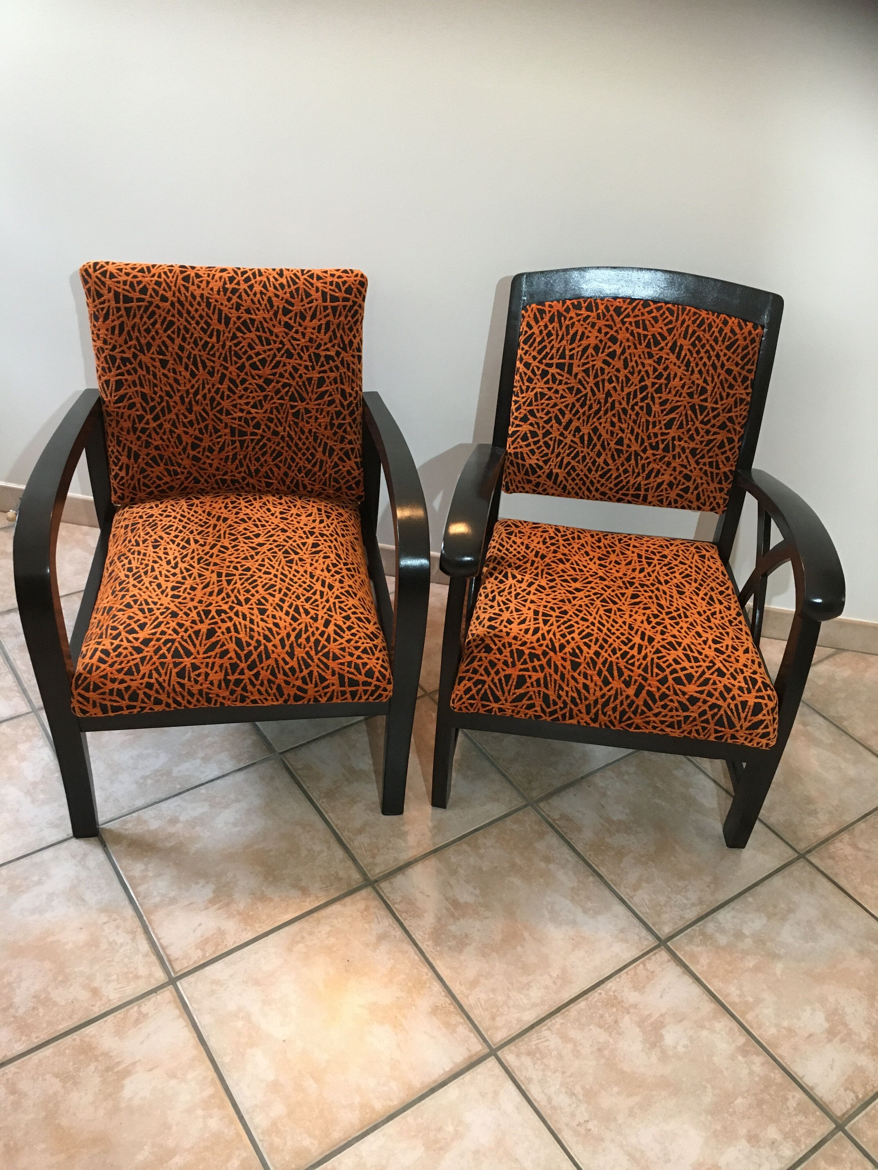 Pair of armchairs 50s