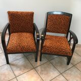 Paire de fauteuils années 50