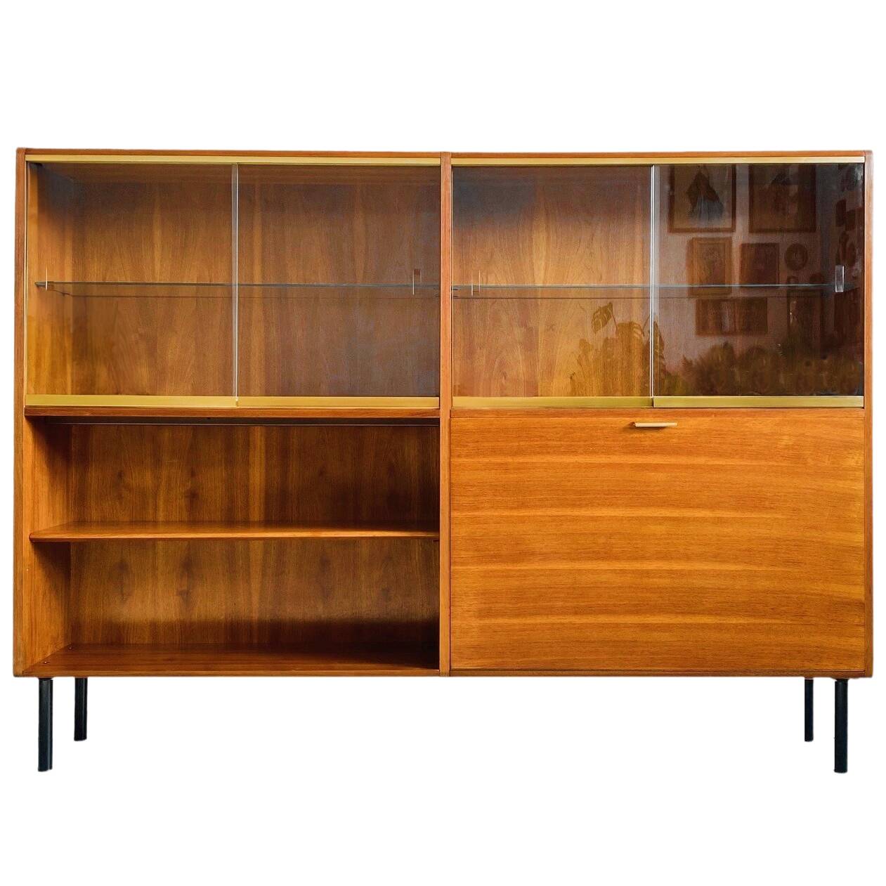 Midcentury A.A. Patijn Sideboard Display Cabinet 1950's