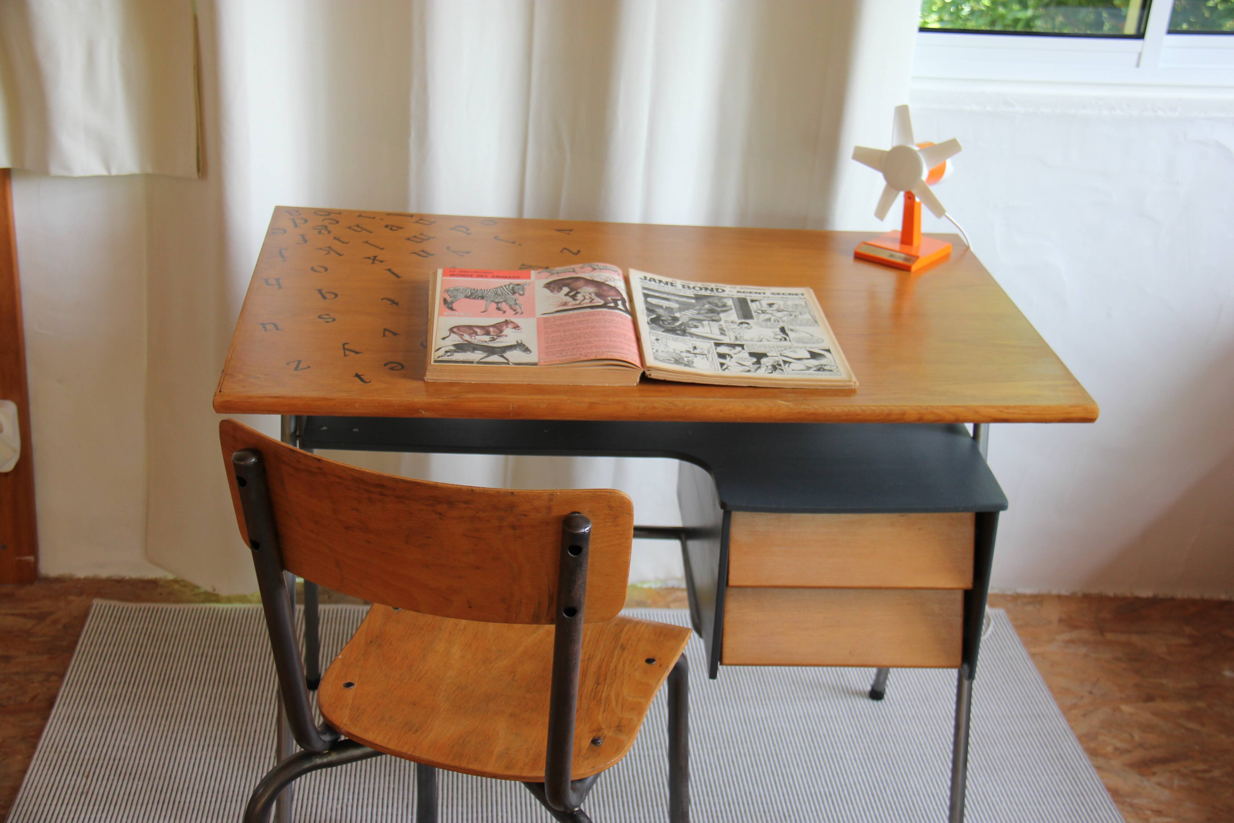 Desk Vintage Drawing Table