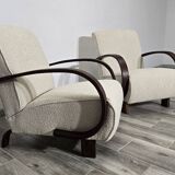 Art Deco Armchairs by Jindřich Halabala, 1950s, Set of 2