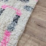 Handmade wool Berber rug 284 X 194 CM