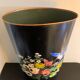 Napoleon III painted sheet metal umbrella or paper basket