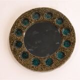 Vintage Scandinavian ceramic mirror 1960