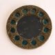Vintage Scandinavian ceramic mirror 1960