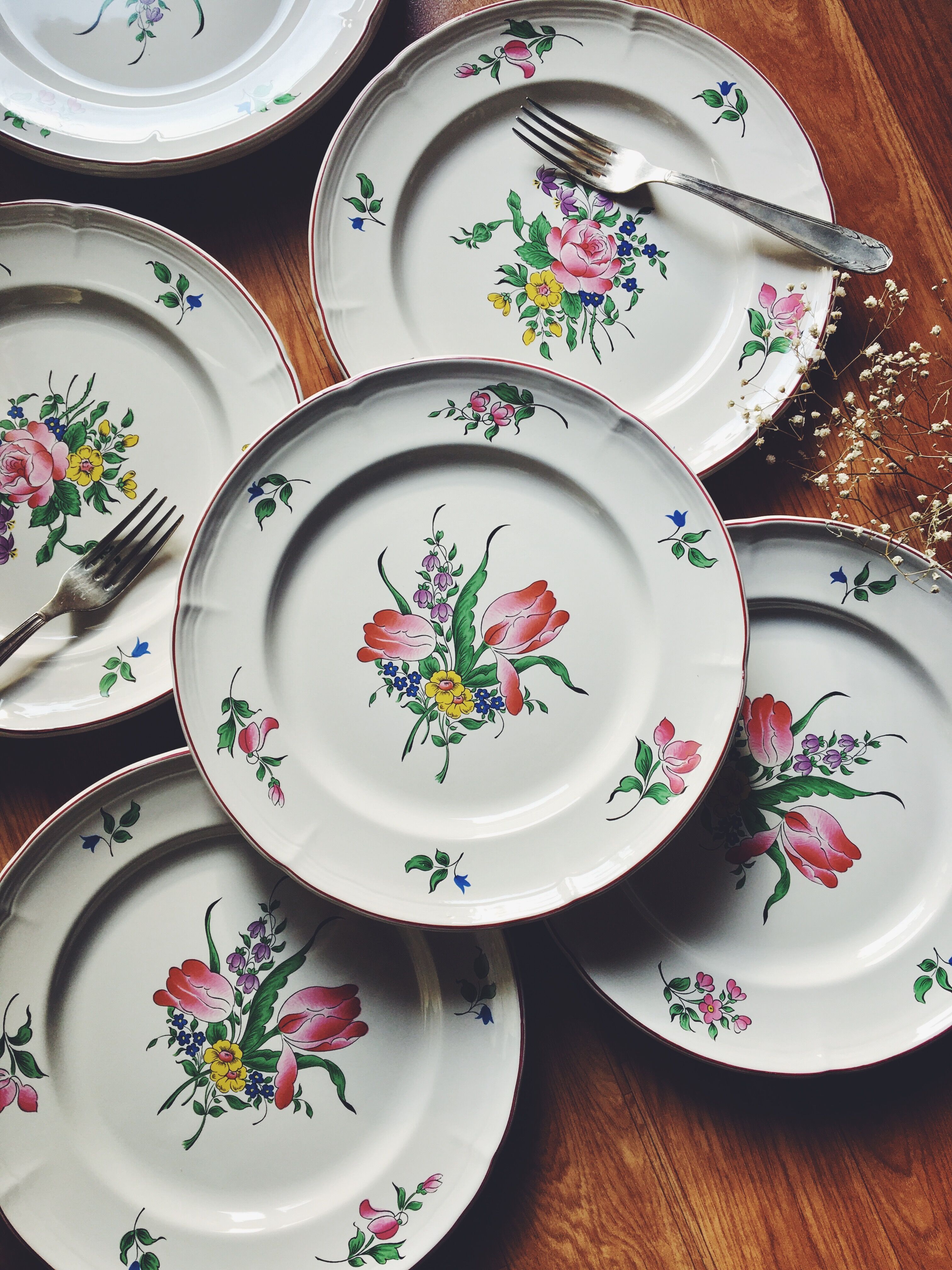 12 plates Lunéville