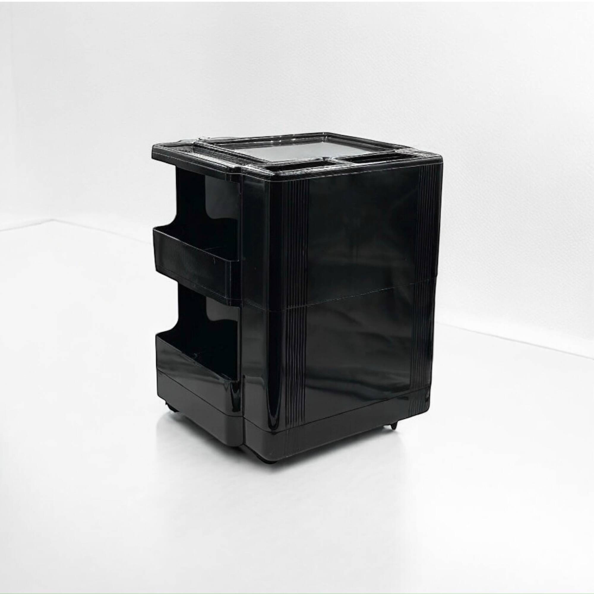 70s Organiser Trolley 'Superstile' Neolt in Glossy Black