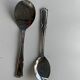 6 1970 vintage stainless steel ice cream spoons
