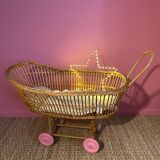 Rolling cradle for doll