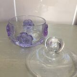 Three-piece glass-paste bathroom set