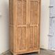 Armoire parisienne panneautée en bois brut, 1930