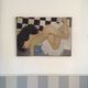 Contemporary painting Oil on canvas signed by Russian painter "Nude" dimension: H-50cm- L-70-Pr-2 cm-