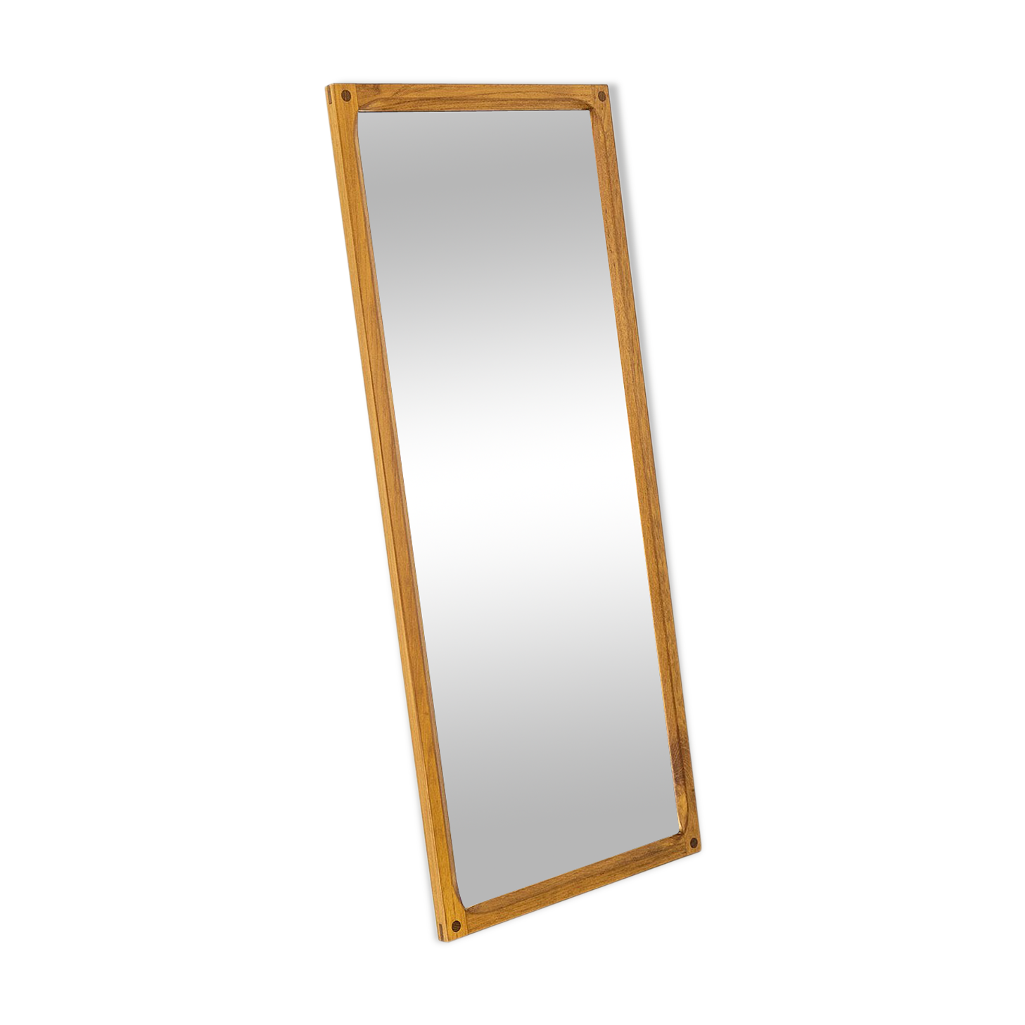Model No. 165 Teak Mirror by Kai Kristiansen for Aksel Kjersgaard, 1960s